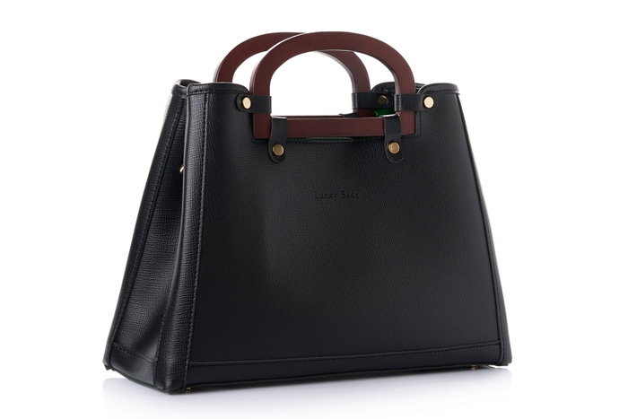 Lucky Bees Bolso de Mano Negro